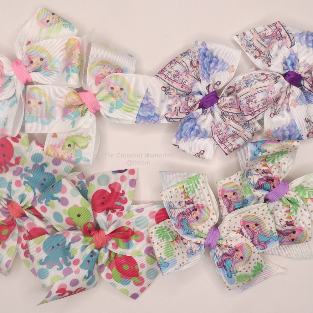 Bows: cute 4 set of bows